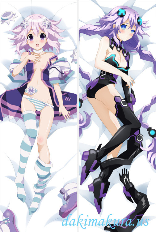 Hyperdimension Neptunia - Neptune + Purple Heart Pillow Cover